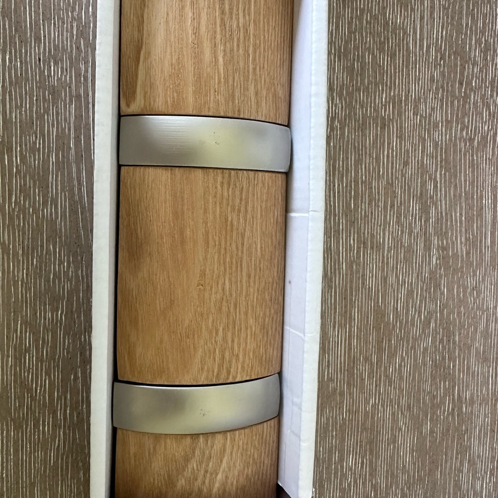 Flip solid wood 5 hook wall mounted coat rack